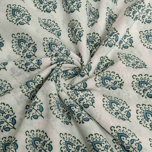 COTTON PRINTED FABRIC CENTIPEDE BUTTI PER METER