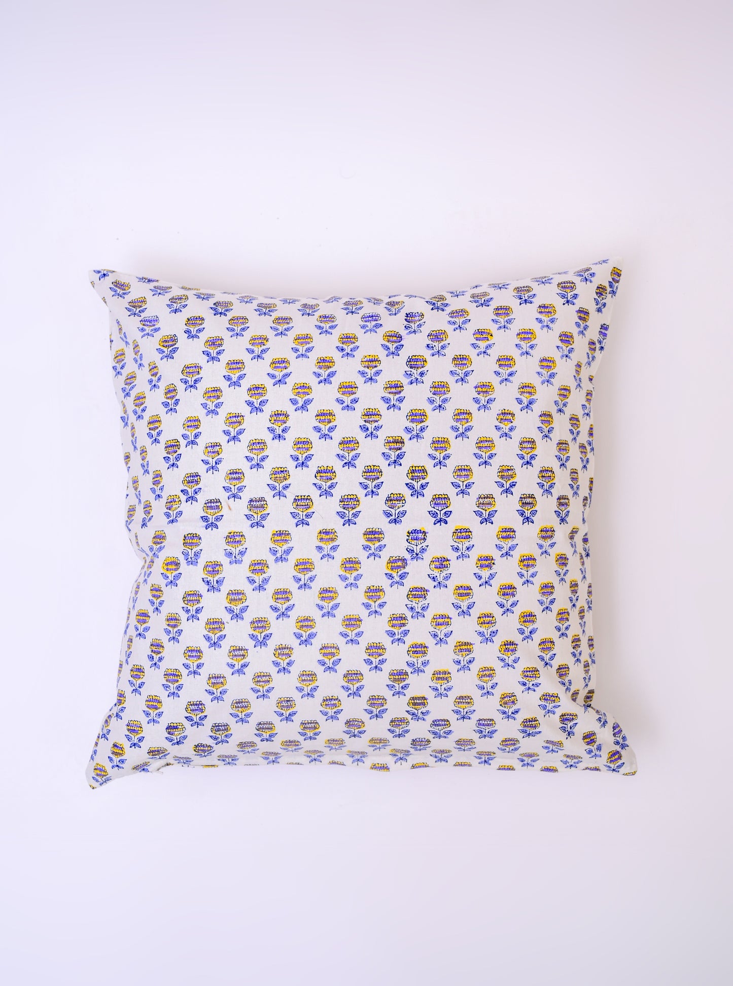 ZAL FLORAL - COTTON PRINTED SQUARE CUSHION COVER