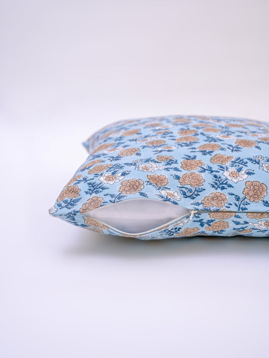 VESTA FLORAL - COTTON PRINTED SQUARE CUSHION COVER