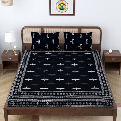 JATYU DOUBLE BEDCOVER WITH PILLOW