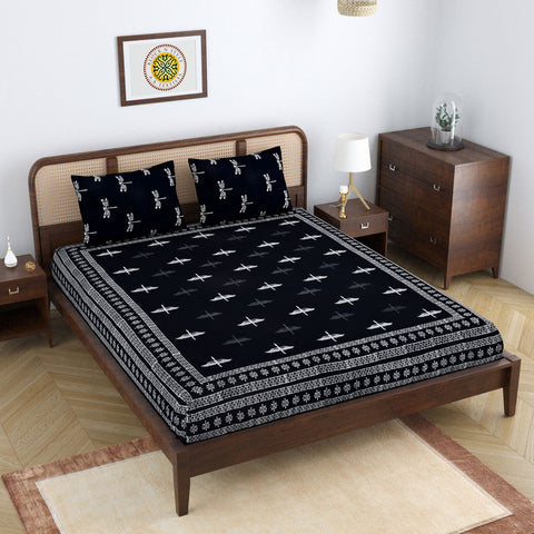 JATYU DOUBLE BEDCOVER WITH PILLOW