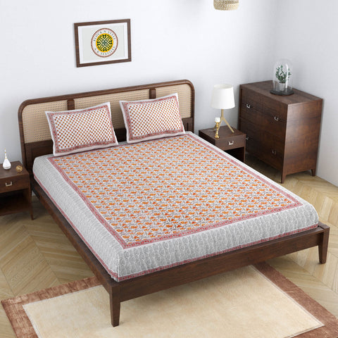 OPEIUM DOUBLE BEDCOVER WITH PILLOW