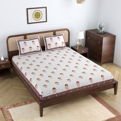 SUN FLOWER BUTTA DOUBLE BEDCOVER