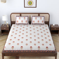 SUN FLOWER BUTTA DOUBLE BEDCOVER