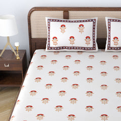 SUN FLOWER BUTTA DOUBLE BEDCOVER