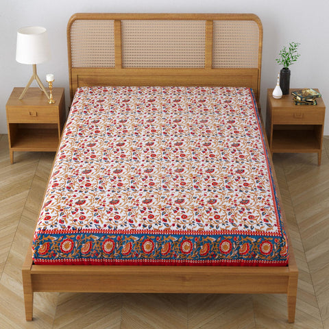 LOTUS IN SUN SINGLE BEDCOVER