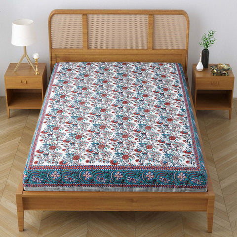 TROPICAL BLOOMING SINGLE BEDCOVER