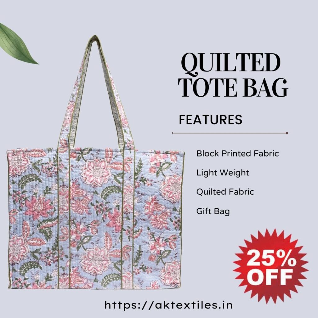 Shop Exclusive Styles and Designs of Tote Bags from AK Textiles