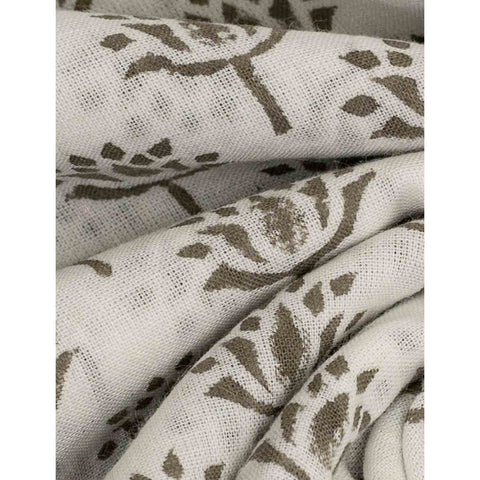 COTTON PRINTED FABRIC CEMENT LOTUS BUTTI