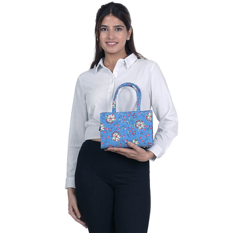 OCTOPUS COTTON PRINTED TOTE WITH SLING BAG