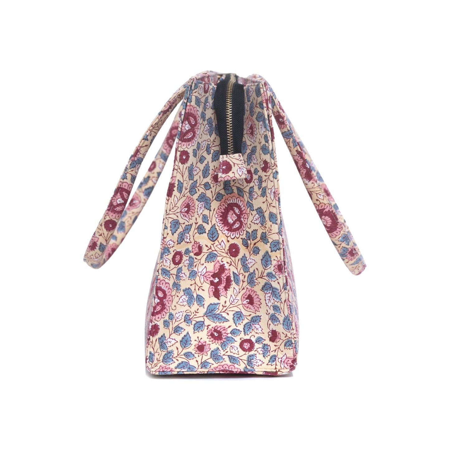 ROOH ROSE COTTON PRINTED TOTE BAG