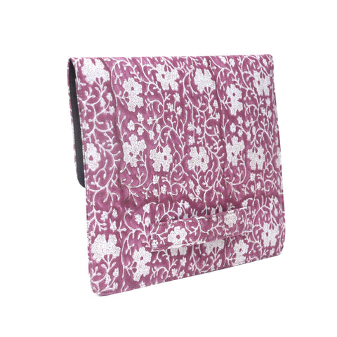 WINE COCKTAIL COTTON PRINTED MACBOOK LAPTOP SLEEVE