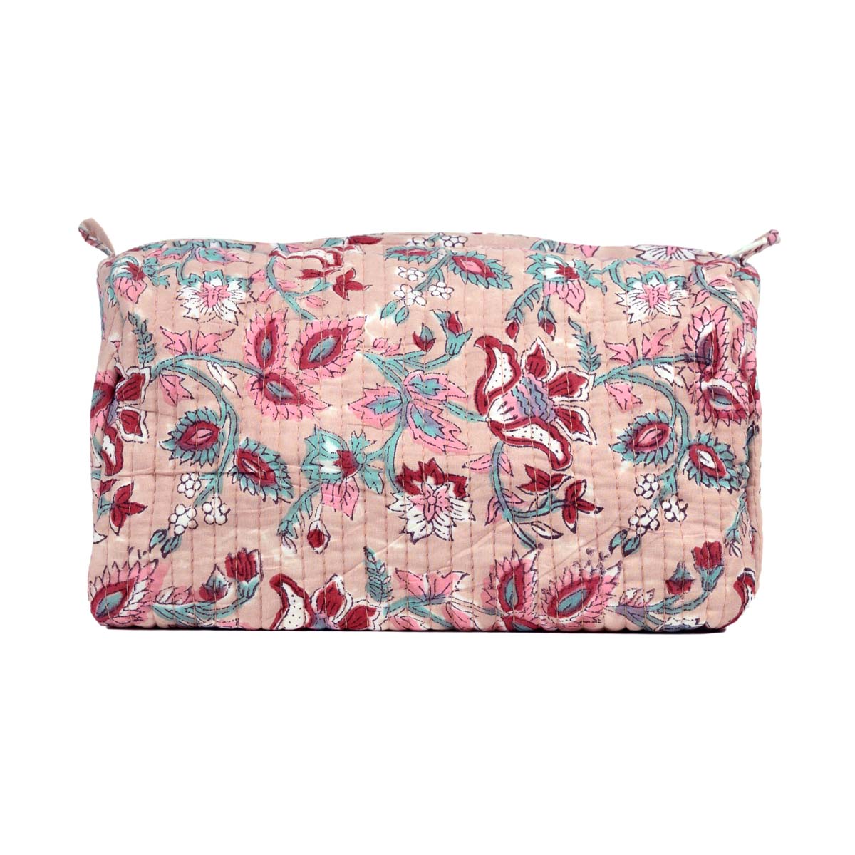 ROSE WOOD JAL QUILTED TOILETRY POUCH