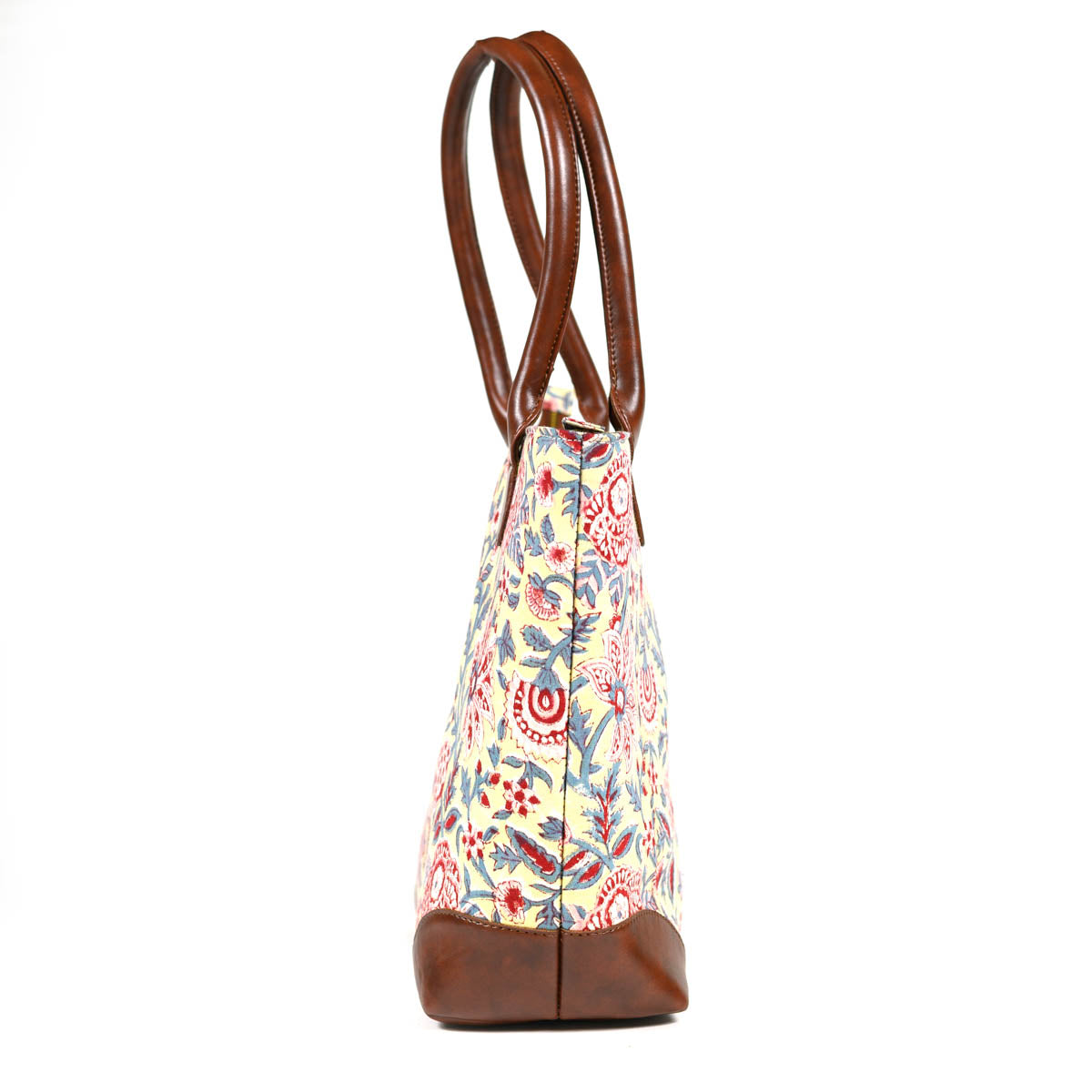 YELLOW TREE OF LIFE TOTE BAG