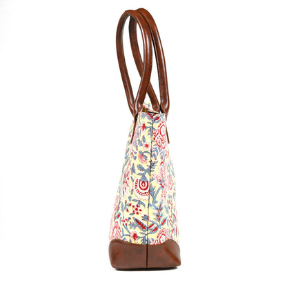 YELLOW TREE OF LIFE TOTE BAG