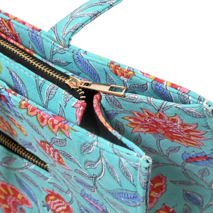 POMGRANATE WORLD COTTON PRINTED TOTE BAG