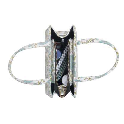 PEEPAL LEAF COTTON PRINTED TOTE WITH SLING BAG