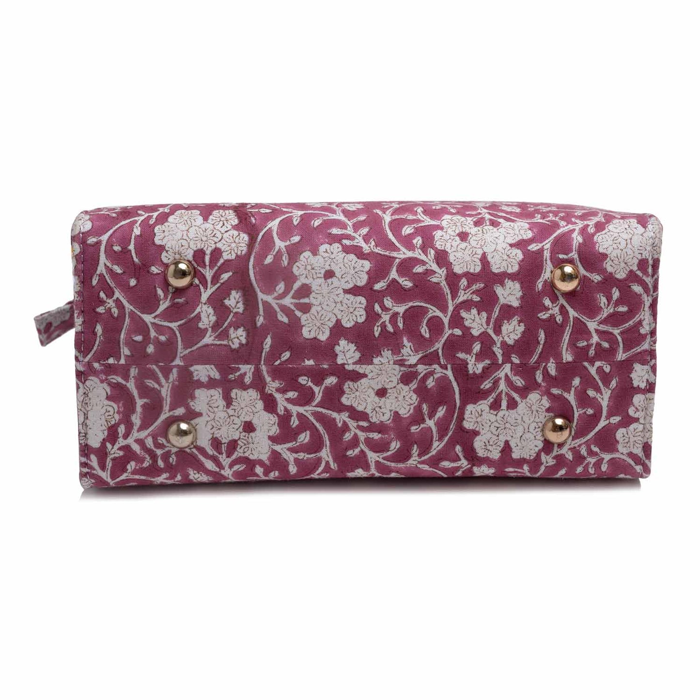 WINE COCKTAIL COTTON PRINTED TOTE WITH SLING BAG