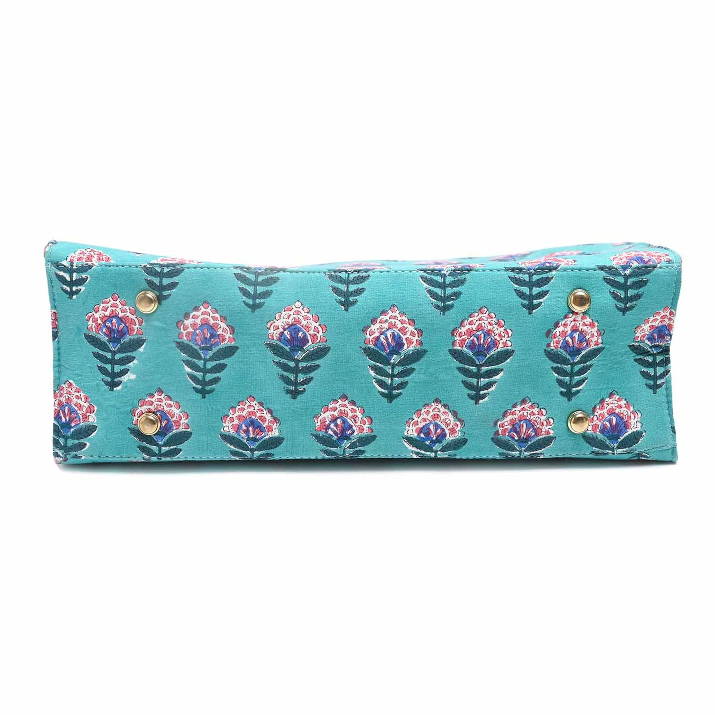 SNAKE CHARM COTTON PRINTED TOTE BAG