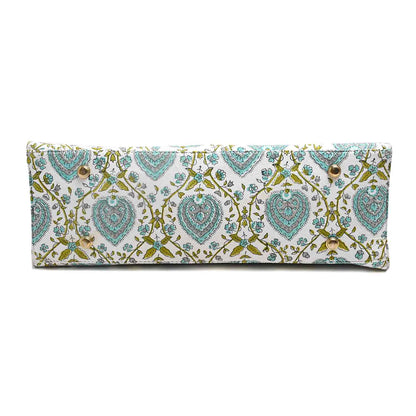 PEEPAL LEAF COTTON PRINTED TOTE BAG