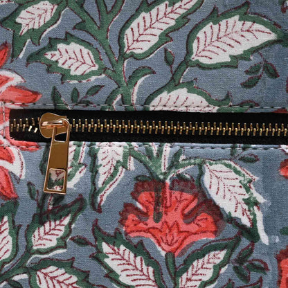 THAI SUN FLOWER COTTON PRINTED TOTE BAG