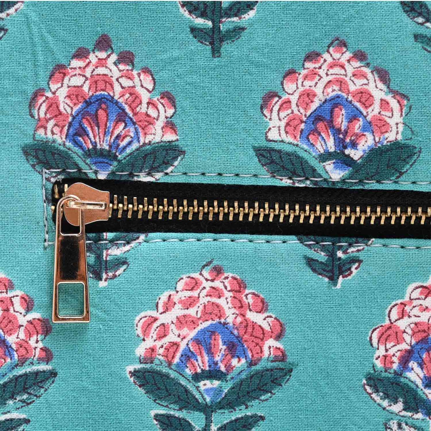 SNAKE CHARM COTTON PRINTED TOTE BAG