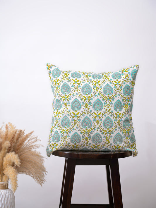 XQUIC FLORAL - COTTON  PRINTED SQUARE CUSHION COVER