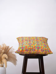 UMAY FLORAL - COTTON  PRINTED SQUARE CUSHION COVER