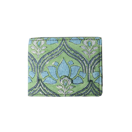 HAND BLOCK COTTON PRINTED MEN’S WALLET