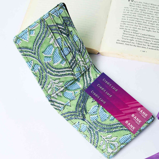 HAND BLOCK COTTON PRINTED MEN’S WALLET