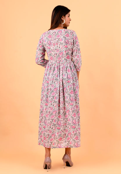 Chintz Jaal Printed Women's Cotton Dress