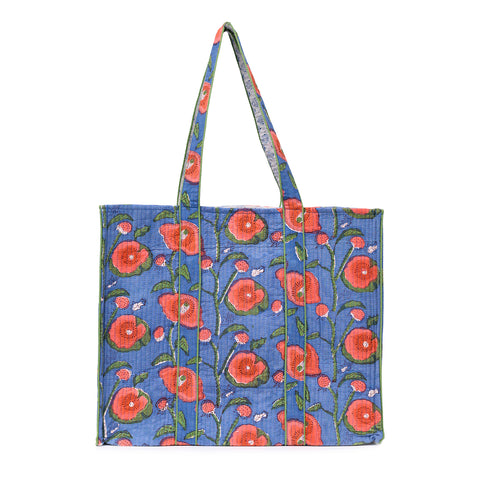 OTTAM WATER LILLY QUILTED TOTE BAG