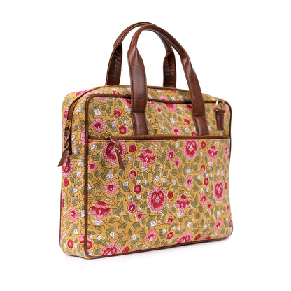 BLOSSOMING ROSES IN BASANT LAPTOP BAG 13″