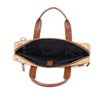 BLOSSOMING ROSES IN BASANT LAPTOP BAG 13″
