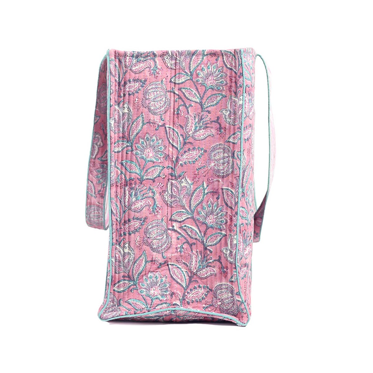 FUCHSIA JAL QUILTED TOTE BAG