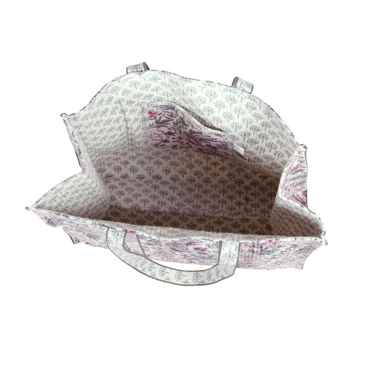 CHINTZ JAL _2 QUILTED TOTE BAG