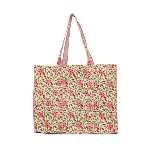 RANGOON CREPER QUILTED TOTE BAG