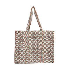 SMOKE BUTTI QUILTED TOTE BAG