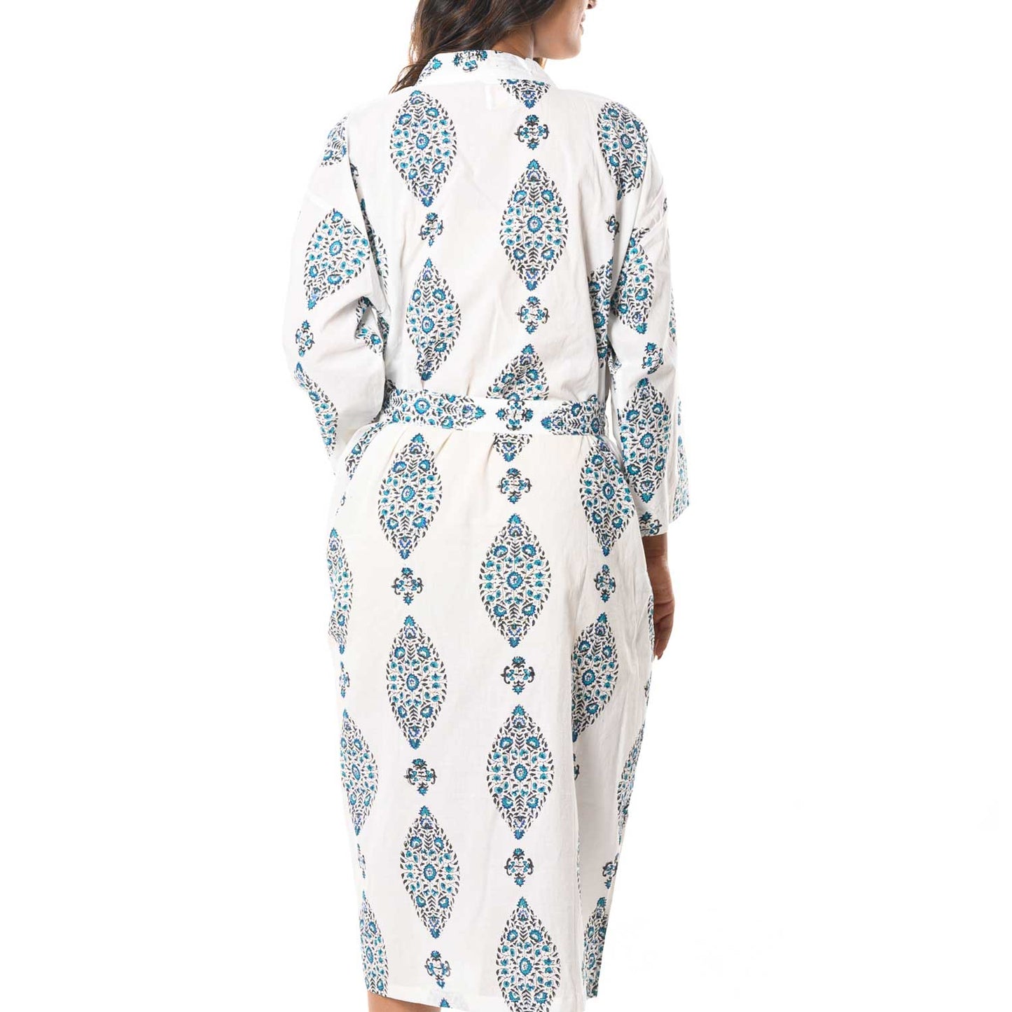 CALICO BUTTA COTTON PRINTED BATHROBE